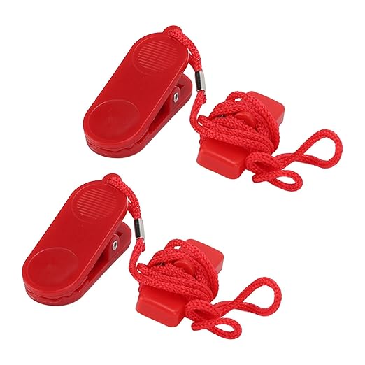 Treadmill Safety Key Replacement - 2 PCS Universal Magnet Key Compatible With Proform, Image, Weslo, Reebok, Epic, Golds Gym Treadmills