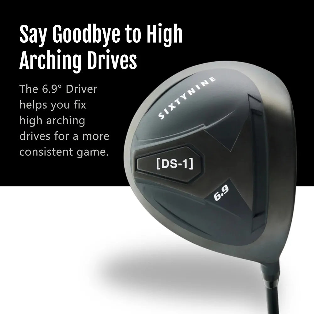 Golf Driver for Men & Women 6.9° Golf Clubs | Stiff Shaft Further & Faster Drives | Medium Loft | Length 45 Inches