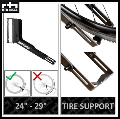 Kranked Twist Professional Hanger/Wall Mount Bicycle Swivel Bracket - Ideal for Garages or Bicycle Shops