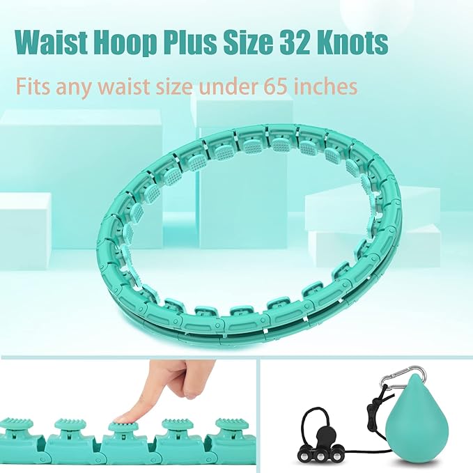 34 Knots Weighted Workout Hoop Plus Size
