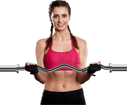 Elevens Olympic Barbell Training Curl Weight Bar 300LBS/330LBS/700LBS /1000LBS/1500LBS Capacity,Chrome