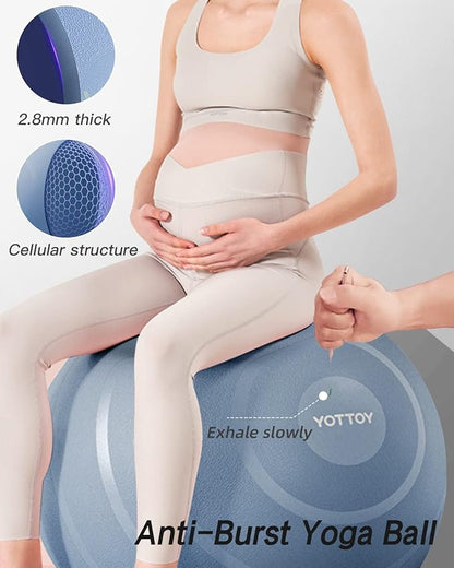 Anti-Burst Exercise Ball for Working Out