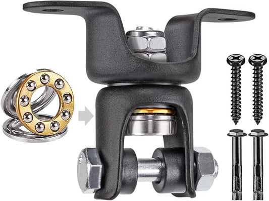 BeneLabel Heavy Duty Boxing Punching Bag Hanger with Chain, 800 LB Capacity, 360° Rotation Wood Beam Holder with 4 Chains and 4 Carabiners, 2 Wood Screws for Wooden Sets