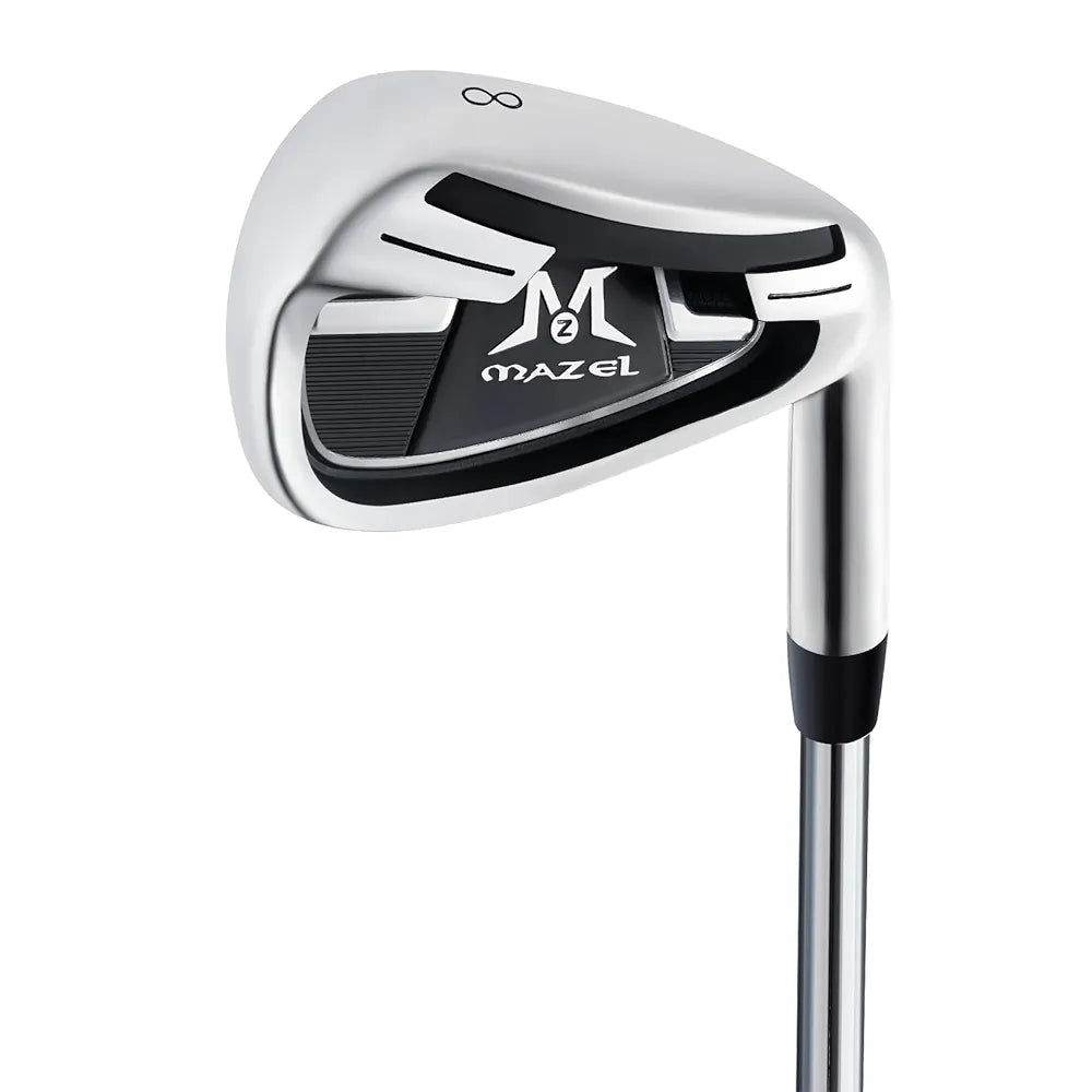 MAZEL Golf Individual Iron 1,2,3,4,5,6,7,8,9, Golf Iron with Steel Shafts for Right Handed Golfers