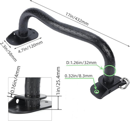 Wall Mounted Pull Up Bar Carbon Seel 800LB