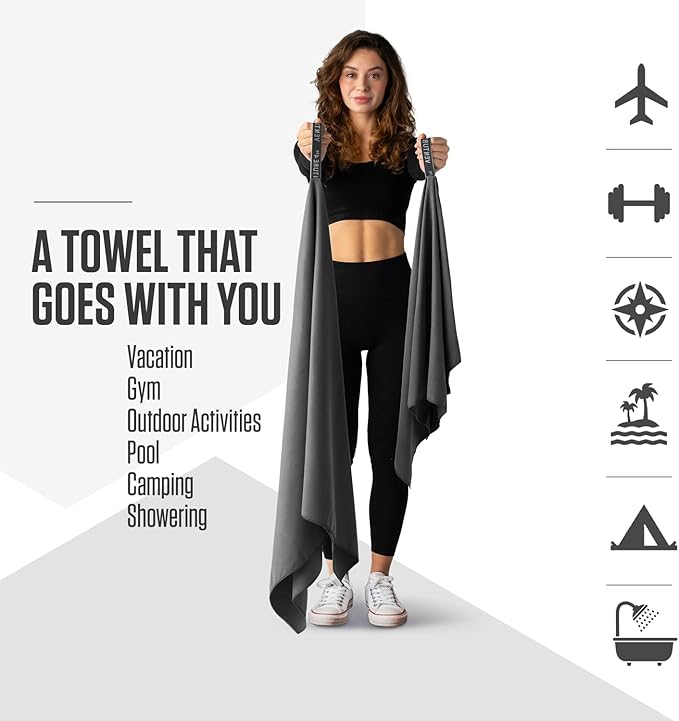 VENTURE 4TH Quick Dry Towel. Microfiber Travel Towel