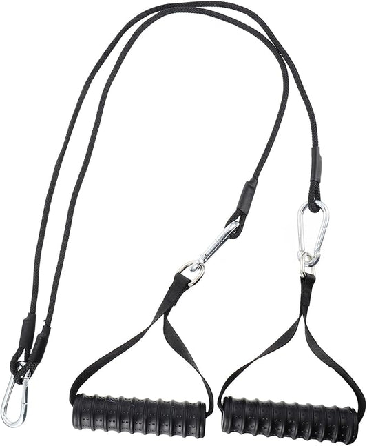 BESPORTBLE Fitness Pulley Cable Tricep Rope Chest Expander Cables Strength Muscle Training Cable Machine Attachment for Home Gym