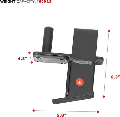Sunny Health & Fitness Power Cage Squat Rack Upgrade Attachments, Dip Bar, Plate Bar Holder, Belt Squat, J Hook, Lat, Adapter, U Ring, Pull Up Bar, Landmine, Captain's Chair, Tricep Rope For Home Gym