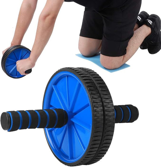 Blue Dual Roller Abdominal Exerciser - 18cm Diameter