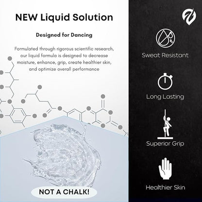 Liquid Chalk, Mess Free Gym Chalk for Weightlifting, Gymnastics, Rock Climbing, Dancing, and Lifting. Sweat Resistant and Long Lasting for Stronger Hand Grip. Package May Vary.
