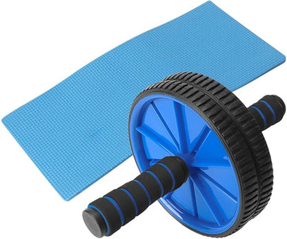 Blue Dual Roller Abdominal Exerciser - 18cm Diameter