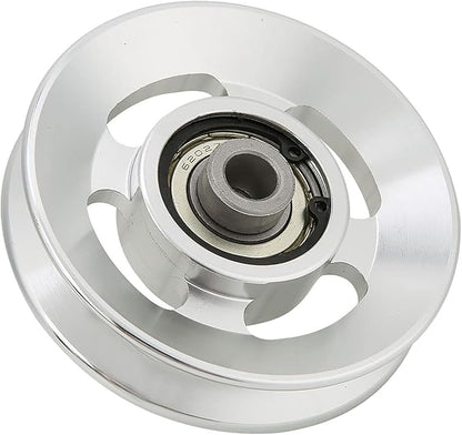 Cable Pulley Aluminum Pulley Wheel Gym Pulley Wheel Bearing Pulley Wheel Gym Accessory Home Gym Attachments 90mm Pulley Wheel Replacement for Gym Equipment