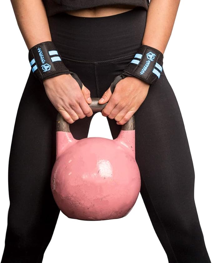 Women Wrist Wraps with Thumb Loops - 12" Professional Grade - Wrist Support Brace and Compression for Cross Training, Weight Lifting, Powerlifting, Strength Training
