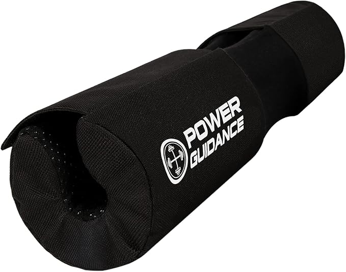 POWER GUIDANCE Barbell Squat Pad - Neck & Shoulder Protective Pad Anti-Skid Points for Squats, Lunges, Hip Thrusts, Weightlifting - Fit Standard and Olympic Bars