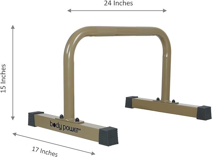 Body Power [New Extended Duty] Push Up Stand 15x24 Inch PL3000
