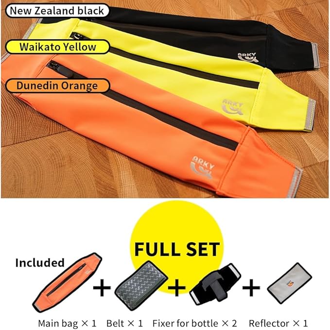 Attach&Run Belt, slim fitness belt and water-proof waist