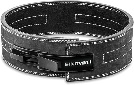 Weight-lifting belt for men with lever buckle 8.5cm / 10cm Height