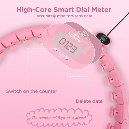 Humixx Infinity Hoop for Adult Weight Loss 2 in 1 Smart