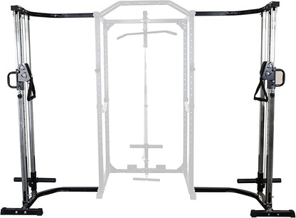 Signature Fitness Multi-Function Adjustable Power Cage with J-Hooks