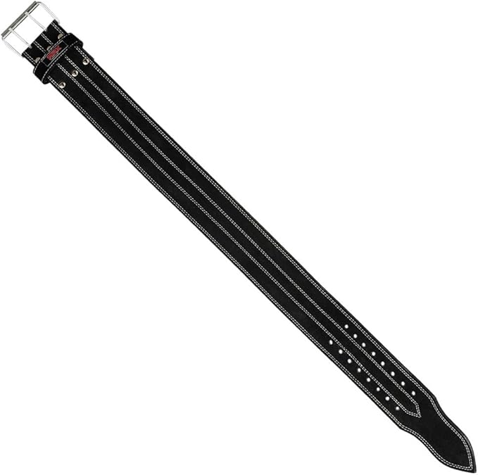 MRX Powerlifting Leather Belt 4" Wide 10mm Thickness 2 Prong