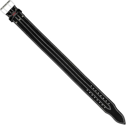 MRX Powerlifting Leather Belt 4" Wide 10mm Thickness 2 Prong