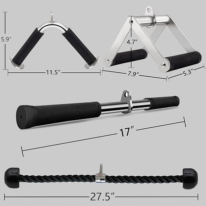Cable Machine Attachment Set-Multiple Combo Available