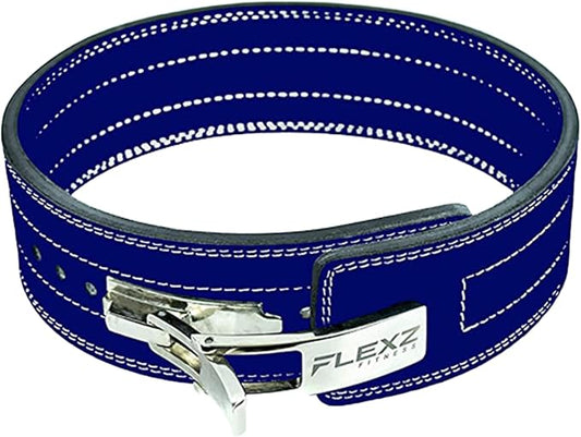 Flexz Fitness Lever Weight Lifting Belt Leather - 10MM 13MM 13MM Powerlifting