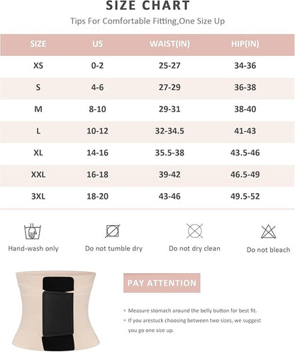 FeelinGirl Waist Trainer Belt Waist Cincher Trimmer Ab