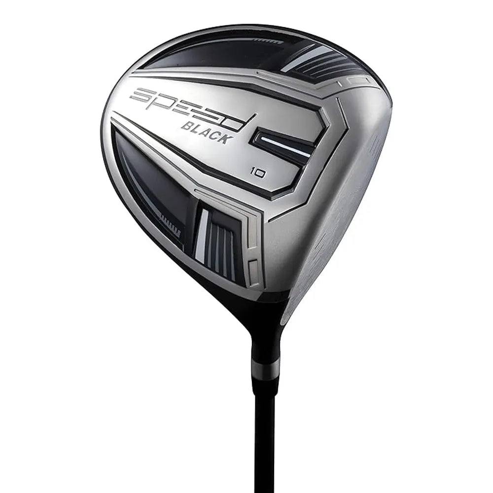 Speed Titanium Driver Golf Club, 10°, 11.5°, 12.5° Loft , Ultra Lightweight Graphite Shaft, Oversized Sweet Spot, Aerodynamic Design, USGA Conforming Mens Golf Driver + Deluxe Headcover