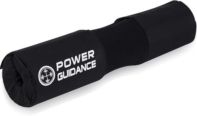 POWER GUIDANCE Barbell Squat Pad - Neck & Shoulder Protective Pad Anti-Skid Points for Squats, Lunges, Hip Thrusts, Weightlifting - Fit Standard and Olympic Bars