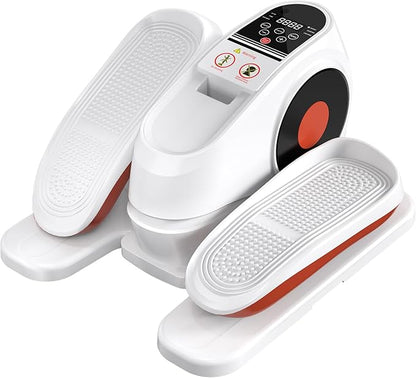 2025 New Under Desk Elliptical Machine, Electric Ellipse Leg Exerciser Pro As Seen On TV with 16 Adjustable Speed, Quiet and Fully Assembled with Remote Control & Non-Slip Foot Straps