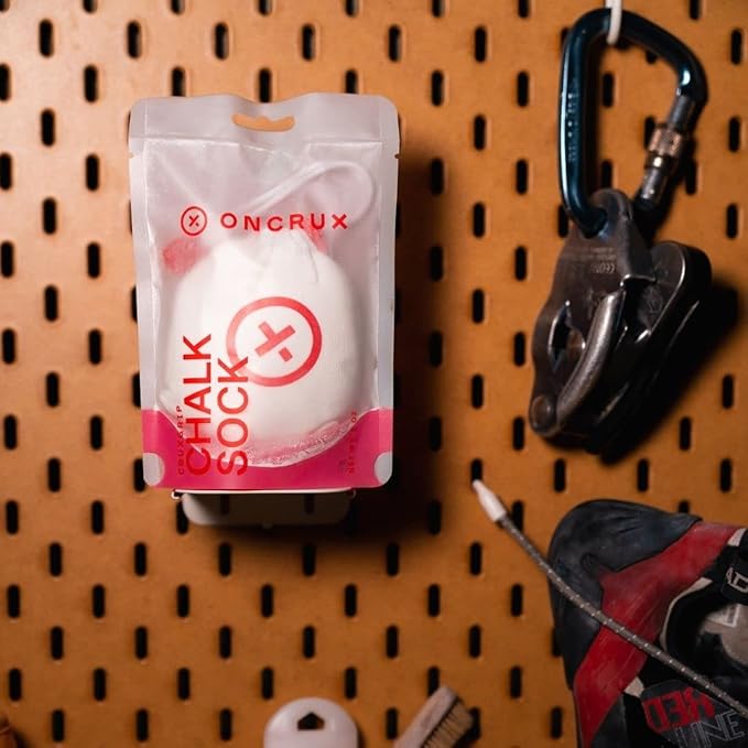 Chalk Sock 2 oz - Premium Refillable Chalk Ball - Made in USA - Performance Grade Grip Enhancer for Weightlifting, Rock Climbing, Gymnastics, Disc Golf and More