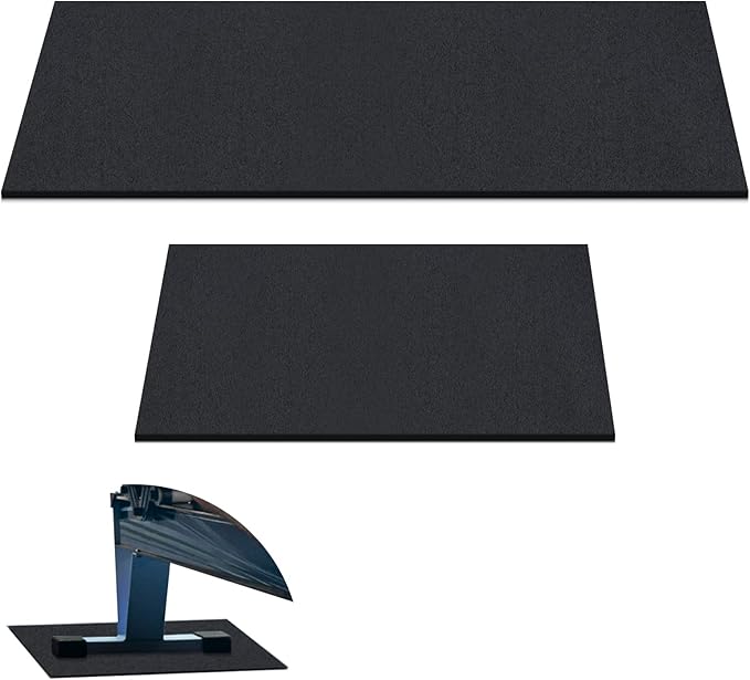 2 Pieces Rower Mat Compatible with Model D 2 Rowing