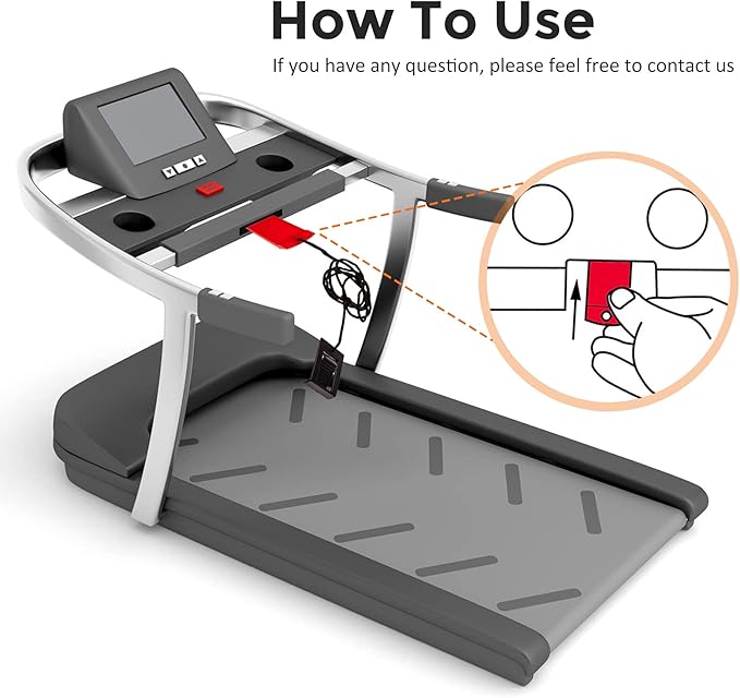 Treadmill Safety Key for NordicTrack, Proform, Image, Weslo, Reebok, Epic, Golds Gym, Freemotion, and Healthrider Treadmills