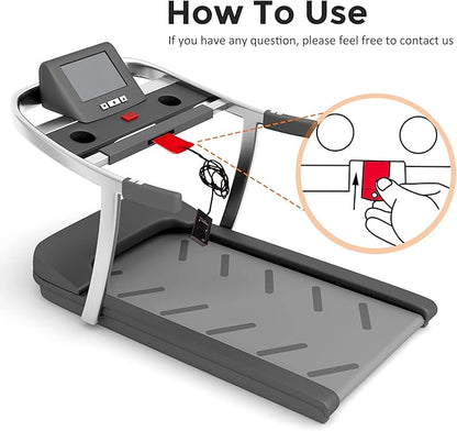 Treadmill Safety Key for NordicTrack, Proform, Image, Weslo, Reebok, Epic, Golds Gym, Freemotion, and Healthrider Treadmills
