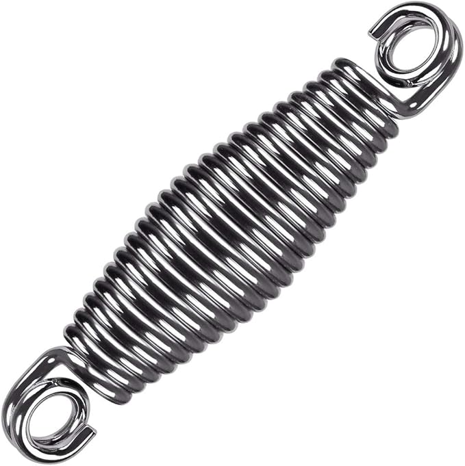 SELEWARE Heavy Duty Bag Spring for Punching Bag - Chrome Plated with Secure Closed-Loop Design for Boxing, MMA, and More, Smooth & Safe Suspension, Eliminates Ceiling Vibration During Boxing Workouts