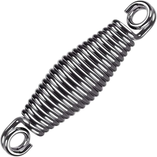 SELEWARE Heavy Duty Bag Spring for Punching Bag - Chrome Plated with Secure Closed-Loop Design for Boxing, MMA, and More, Smooth & Safe Suspension, Eliminates Ceiling Vibration During Boxing Workouts
