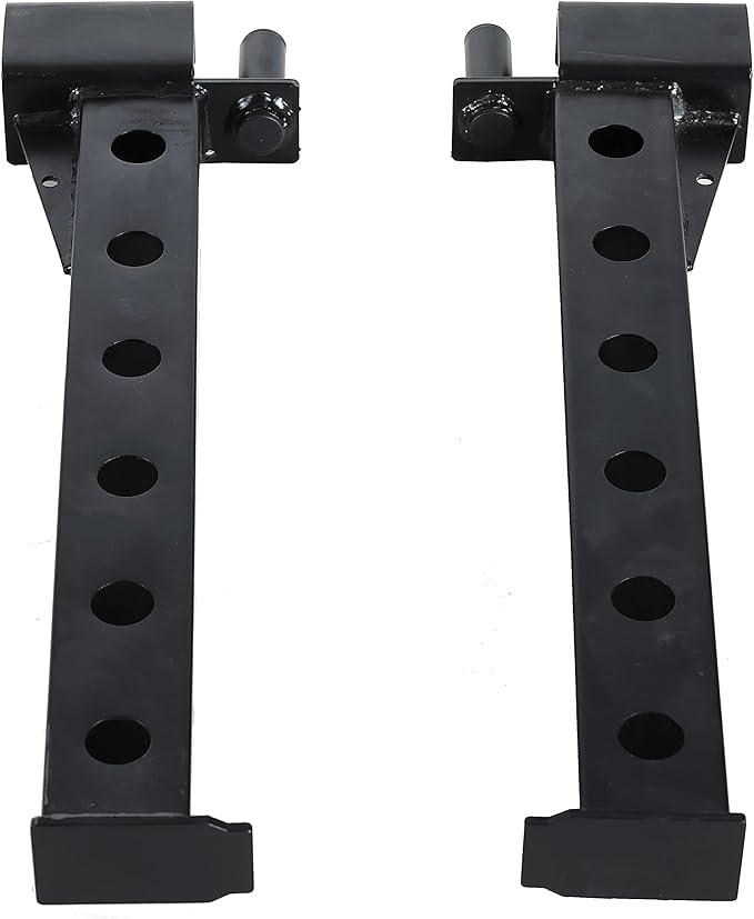 Multi-Function Adjustable Power Cage with J-Hooks, Safety Straps and Optional LAT Pulldown Attachment and Cable Crossover, Multiple Styles