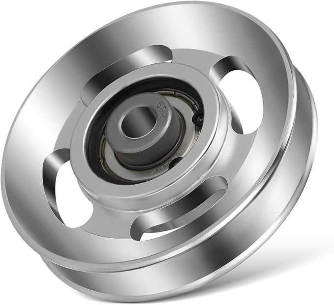 balacoo 6pcs Aluminum Alloy Tec Weight Lifting Accessories Gym Equipment Accessories Workout Equipment Accessories Exercise Pulley Ball Bearings Gym Replacement Parts