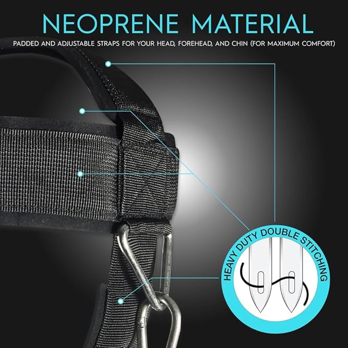 Vikingstrength Neck Harness Padded Strength Trainer- Premium Quality