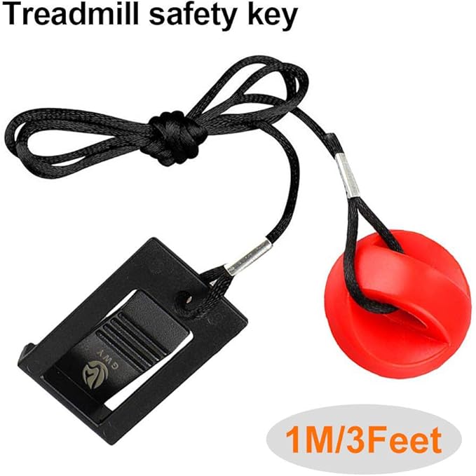 Treadmill Magnet Safety Key Compatible with Most of NordicTrack, Proform, Image, Weslo, Epic, Golds Gym, Freemotion and Healthrider Treadmills, Replacement Treadmill Magnet Security Lock