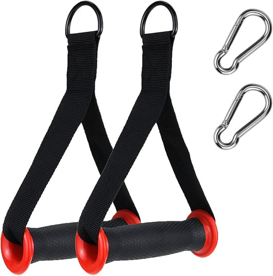 Gym Resistance Handles，Heavy Duty Replacement Handle/Grips Attachments for Cable Machine Pulleys, Resistance Band and Strength Trainer, for Gyms/Home Eexercise Workout