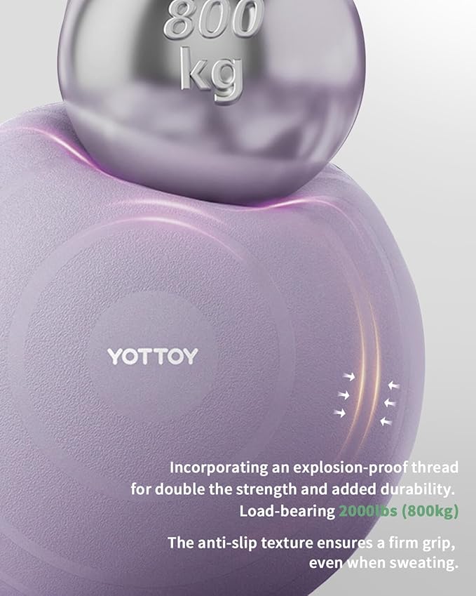 Anti-Burst Exercise Ball for Working Out