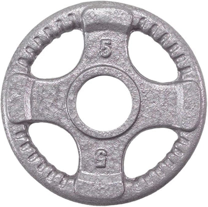 Body-Solid Cast Iron Olympic Quad Grip Design Weight 2 Inch