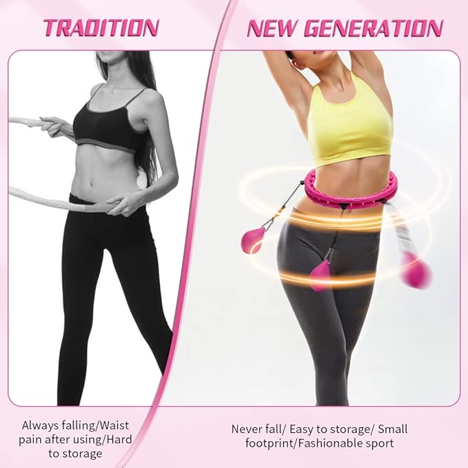 Weighted Fit Hoop 2 in 1 Abdomen 60inch 30 30 Knots,47inch Knots,47inch 24 24 Knots,Great