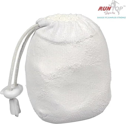 2.4OZ Refillable Magnesium Carbonate Powder Gym Chalk Ball Bag Sock for Weightlifting Cross Fitness Training Gymnastics Rock Climbing Deadlifting Workout Bouldering Billiards Pole Dancing
