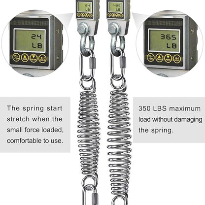 SELEWARE Heavy Duty Bag Spring for Punching Bag - Chrome Plated with Secure Closed-Loop Design for Boxing, MMA, and More, Smooth & Safe Suspension, Eliminates Ceiling Vibration During Boxing Workouts