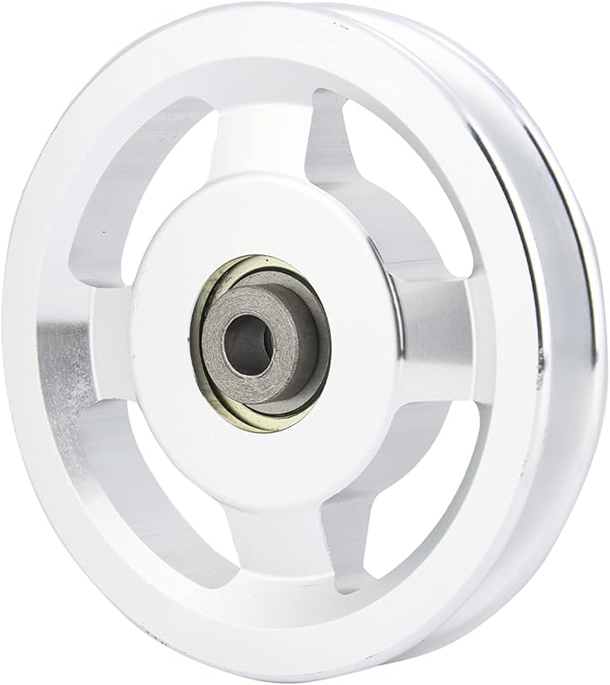 Gym Pulley Wheel, Aluminium Alloy Fitness Pulley Home Gym Attachments Part Exercise Strength Training Accessory Gym Fitness Equipment, for 10.5mm Bore Diameter