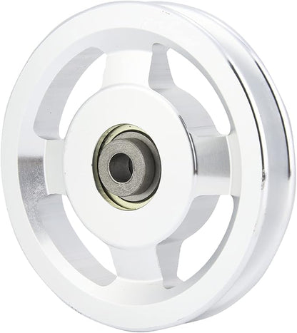 Gym Pulley Wheel, Aluminium Alloy Fitness Pulley Home Gym Attachments Part Exercise Strength Training Accessory Gym Fitness Equipment, for 10.5mm Bore Diameter