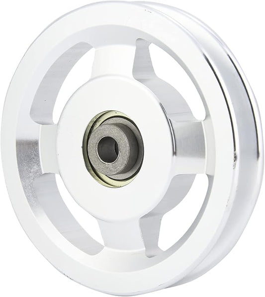 Gym Pulley Wheel, Aluminium Alloy Fitness Pulley Home Gym Attachments Part Exercise Strength Training Accessory Gym Fitness Equipment, for 10.5mm Bore Diameter